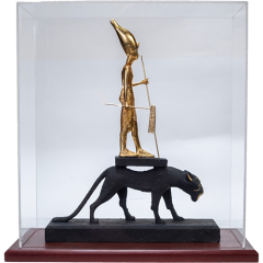 Statue Of King Tutankhamun on a Leopard 