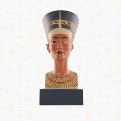 Bust of Queen Nefertiti - Fiber Glass - 28*25*53 cm
