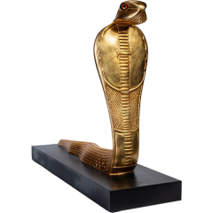 Golden Statue Of The Serpent Neterankh - 50*44*18 cm