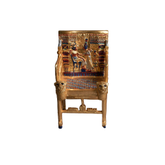 The Golden Throne of Tutankhamun - 11*10*17 cm