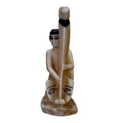 Musician Playing a Harp Statue - 7*5*17 cm 