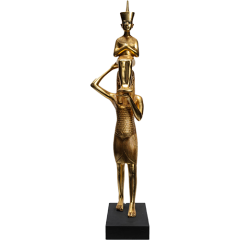Statue of the God Minkrit Protects King Tutankhamun - 80*27*17 Cm