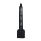 Obelisk of Senusret I - Black - 4x4x17 cm