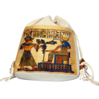 Embroidered Tut Ankhamun and Isis Backpack - 40*40 cm