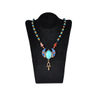 Scarab Necklace - 38*5*2.5 cm