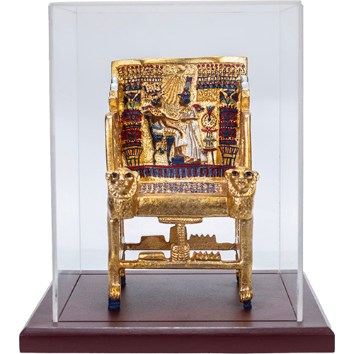 Ancient egyptian throne chair sale
